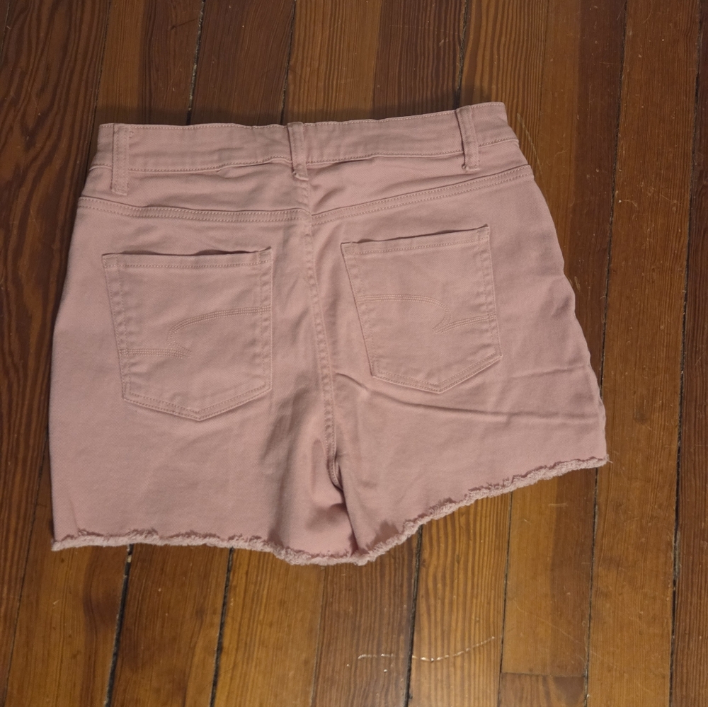 High Rise Pink shorts, Size 12 - Picture 3 of 3